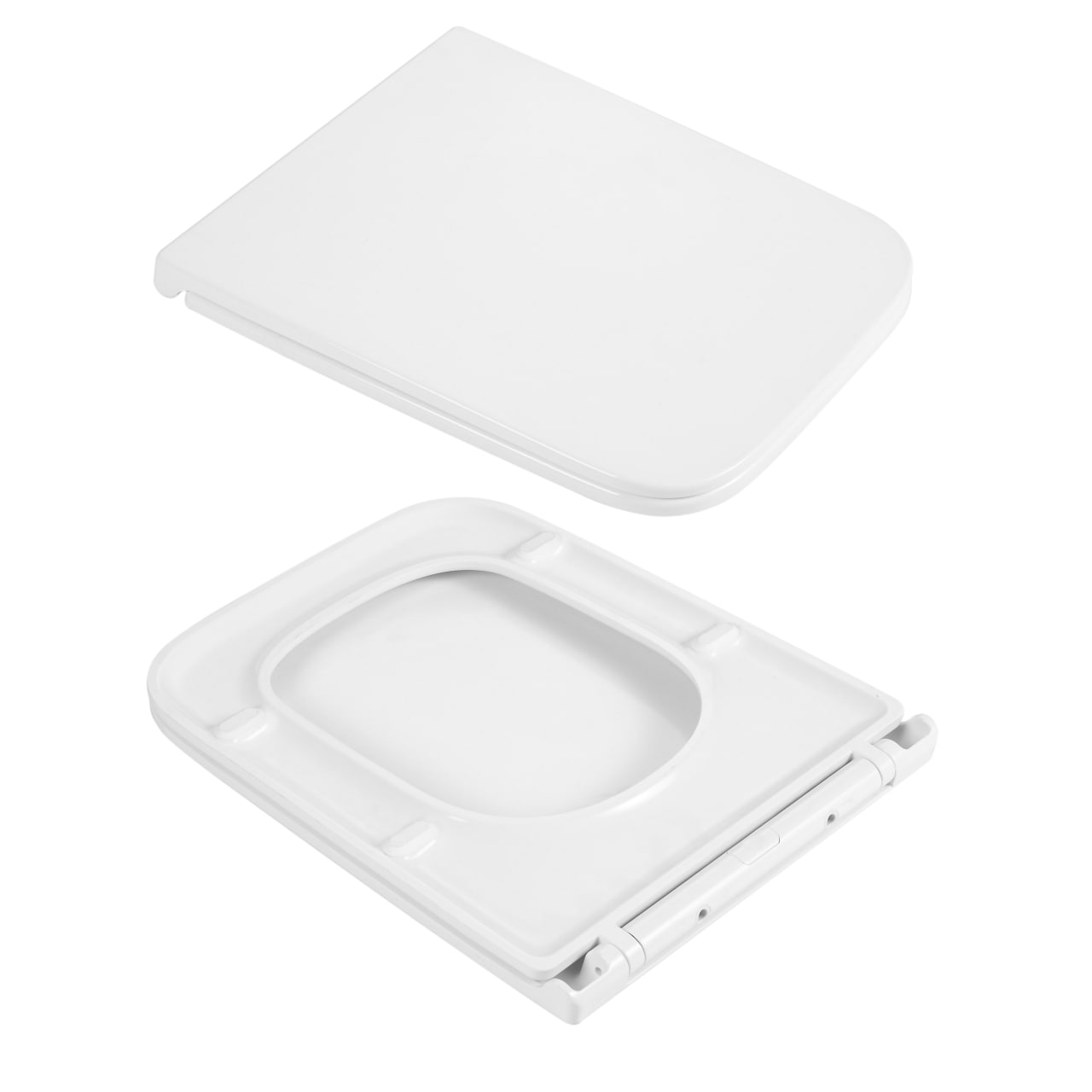 Унітаз підвісний Qtap Gemini безобідковий із сидінням Soft-close (QTGEM26W45430)