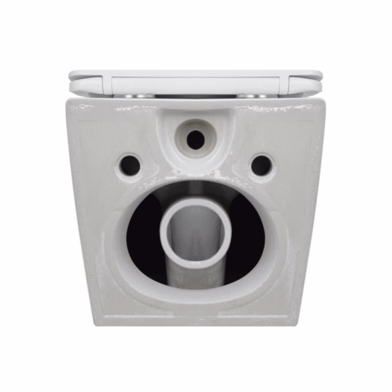 Унітаз підвісний Qtap Jay безободковий Ultra Quiet з сидінням Soft-close (QT07335177W)