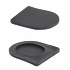 Унітаз підвісний Qtap Robin Ultra Quiet 520 x 365 x 340 мм, Anthracite, із сидінням Slim Duroplast / Soft-close / Quick Release (QTROB26AN48995)