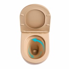 Унитаз подвесной Qtap Robin Ultra Quiet 520 x 365 x 340 мм, Beige, с сиденьем Slim Duroplast / Soft-close / Quick Release (QTROB26SB48997)