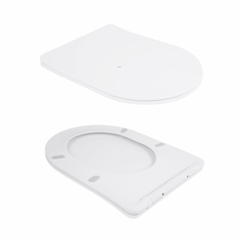 Унітаз підвісний Qtap Scorpio безободковий Ultra Quiet з сидінням Soft-close (QT14332380AW)