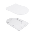 Унітаз підвісний Qtap Scorpio безободковий Ultra Quiet із сидінням Soft-close (QT14332380ASW)