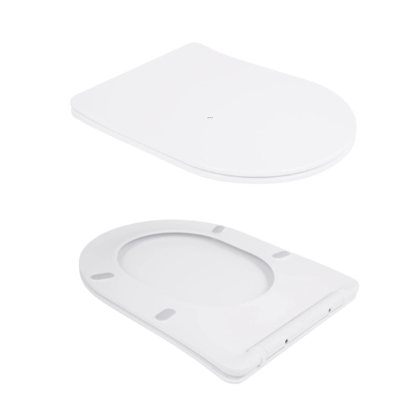 Унітаз підвісний Qtap Scorpio безободковий Ultra Quiet із сидінням Soft-close (QT14332380ASW)