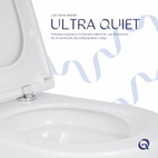 Унитаз подвесной Qtap Scorpio ML Ultra Quiet 490 x 365 x 325 мм, с сиденьем Soft-close MagLock, White (QTSCOML26W49622)