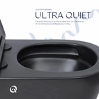 Унітаз підвісний Qtap Scorpio Ultra Quiet із сидінням із сидінням Soft-Close MATT BLACK (QT14332380AMB)