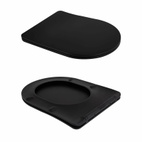 Унітаз підвісний Qtap Scorpio Ultra Quiet із сидінням із сидінням Soft-Close MATT BLACK (QT14332380AMB)