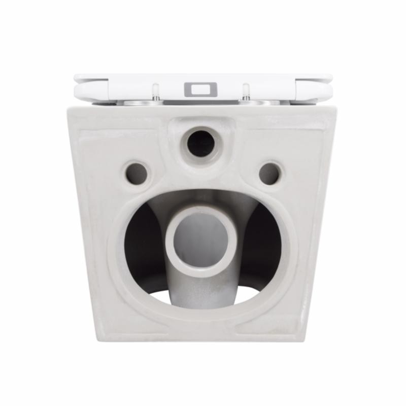 Унітаз підвісний Qtap Swan безобідковий із сидінням Soft-close (QT16335178W)