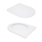 Унітаз підвісний Qtap Swan безободковий із сидінням Soft-close (QT16335180W)