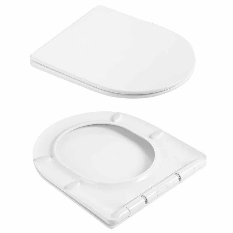 Унітаз підвісний Qtap Taurus безобідковий із сидінням Soft-close (QTTAU26W45428)