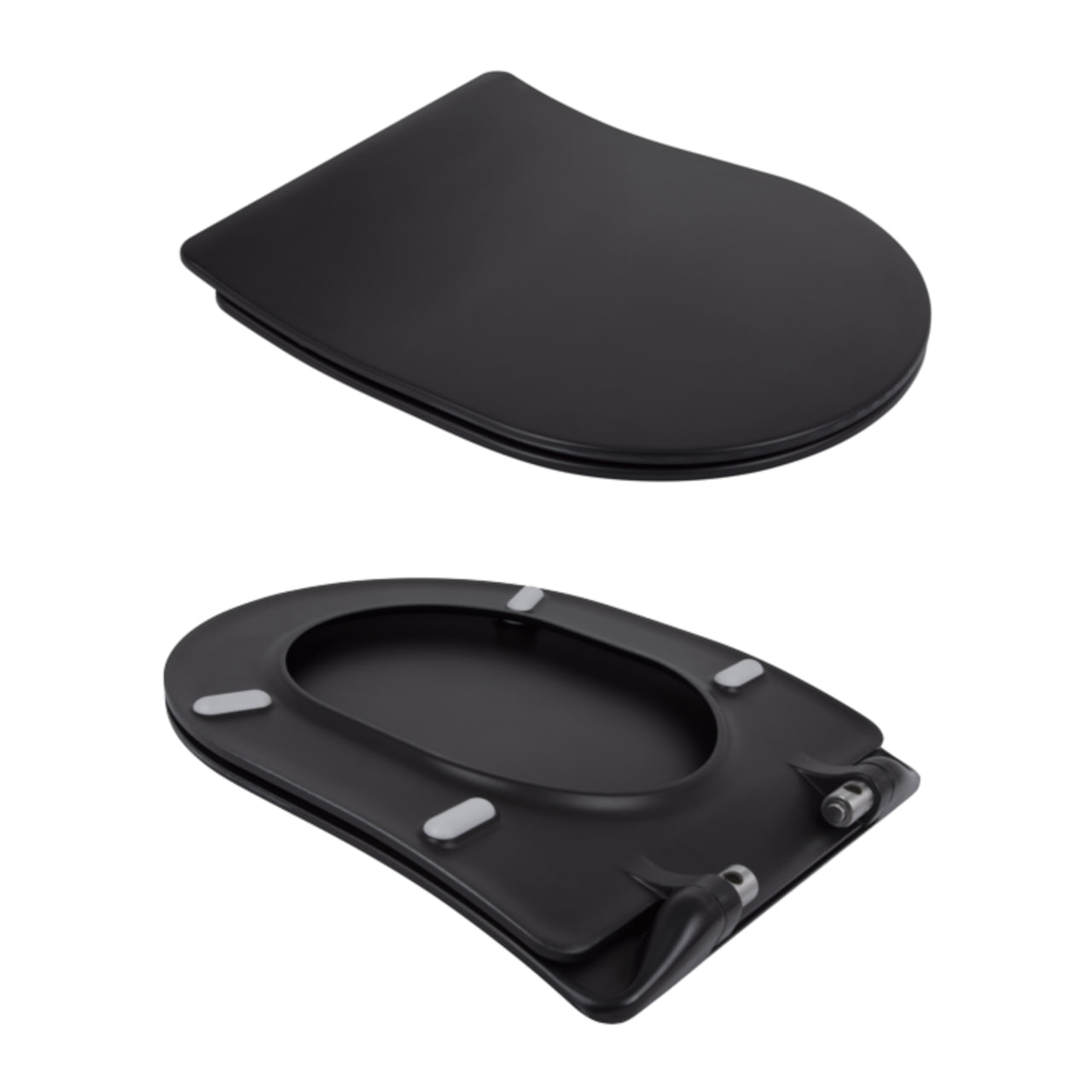 Унітаз підвісний Qtap Taurus безободковий з сидінням Soft-close (QT2433084EUQMB)