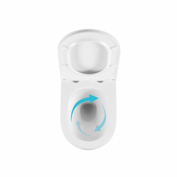 Унитаз подвесной Qtap Taurus Ultra Quiet 515 x 360 x 350 мм, White, с сиденьем Slim Duroplast / Soft-close / Quick Release (QTTAU26W49116)