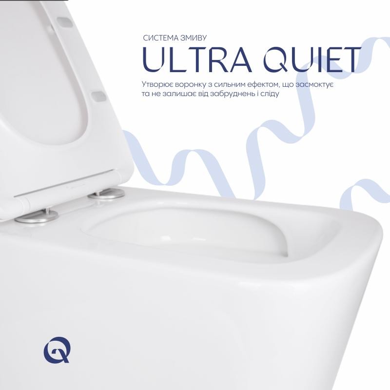 Унітаз підвісний Qtap Tern із сидінням Soft-close (QT17332303ASW)