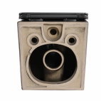 Унітаз підвісний Qtap Tern Ultra Quiet 520 x 345 x 325 мм, Anthracite, із сидінням Slim Duroplast / Soft-close / Quick Release (QTTER26AN48999)