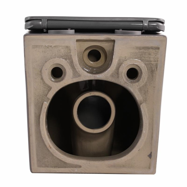 Унитаз подвесной Qtap Tern Ultra Quiet 520 x 345 x 325 мм, Stone grey, с сиденьем Slim Duroplast / Soft-close / Quick Release (QTTER26SG49000)