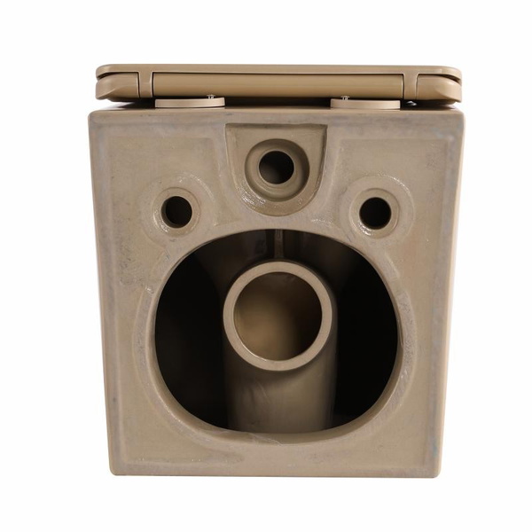 Унитаз подвесной Tern Ultra Quiet 490 x 365 x 325 мм, Beige, с сиденьем Slim Duroplast / Soft-close / Quick Release Qtap (QT17332303ASSB)