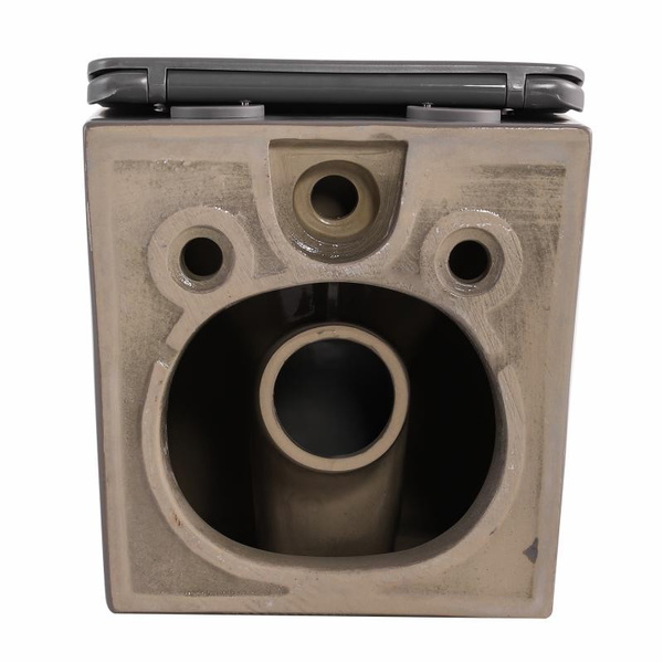 Унитаз подвесной Tern Ultra Quiet 490 x 365 x 325 мм, Stone Grey, с сиденьем Slim Duroplast / Soft-close / Quick Release Qtap (QT17332303ASSG)