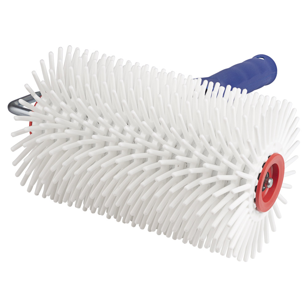 Валик голчастий Sigma аераційний для наливної підлоги 120 х 200 мм з ручкою біла голка