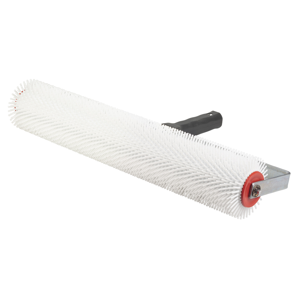 Валик голчастий Sigma аераційний для наливної підлоги 80 х 400 мм з ручкою (рамкоподібна) біла голка