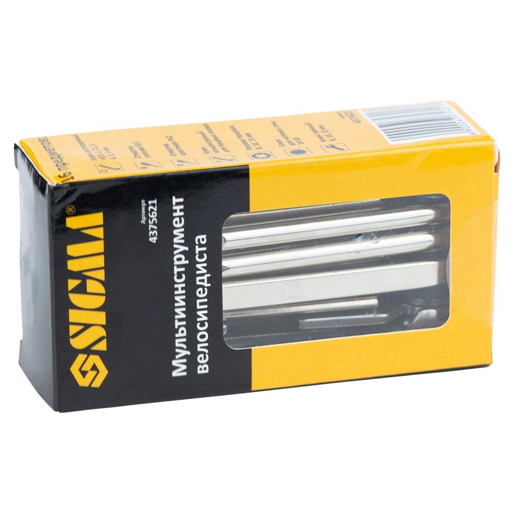 Велоключ Sigma 90 мм 16 в 1 + насадки