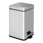 Відро для сміття Lidz Radom 1112 12 л Chrome (LDRAD1112CRM32509)