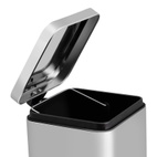 Відро для сміття Lidz Radom 1112 12 л Chrome (LDRAD1112CRM32509)