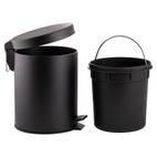 Відро для сміття Qtap Liberty 5 л Black (QTLIBBLM1149)