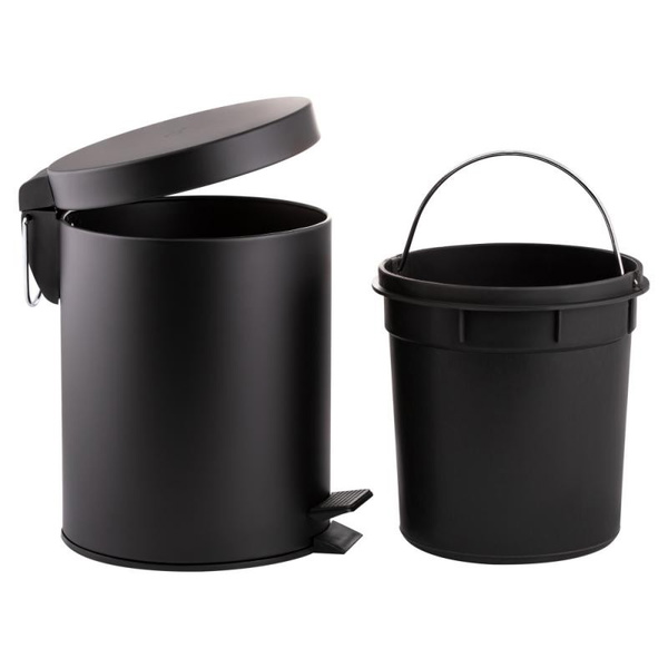 Відро для сміття Qtap Liberty 5 л Black (QTLIBBLM1149)