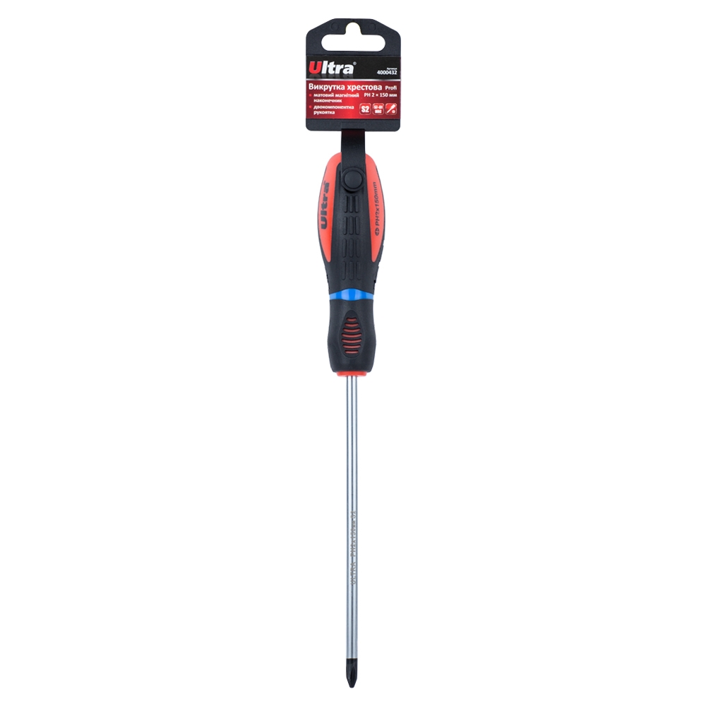Викрутка хрестова Ultra Profi S2 PH2 х 150 мм