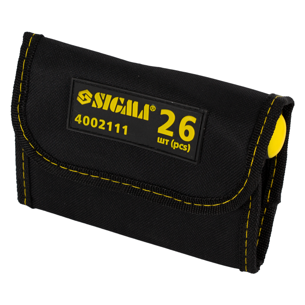 Викрутка Sigma CrV + біти 18 шт + насадки торцеві 6 шт