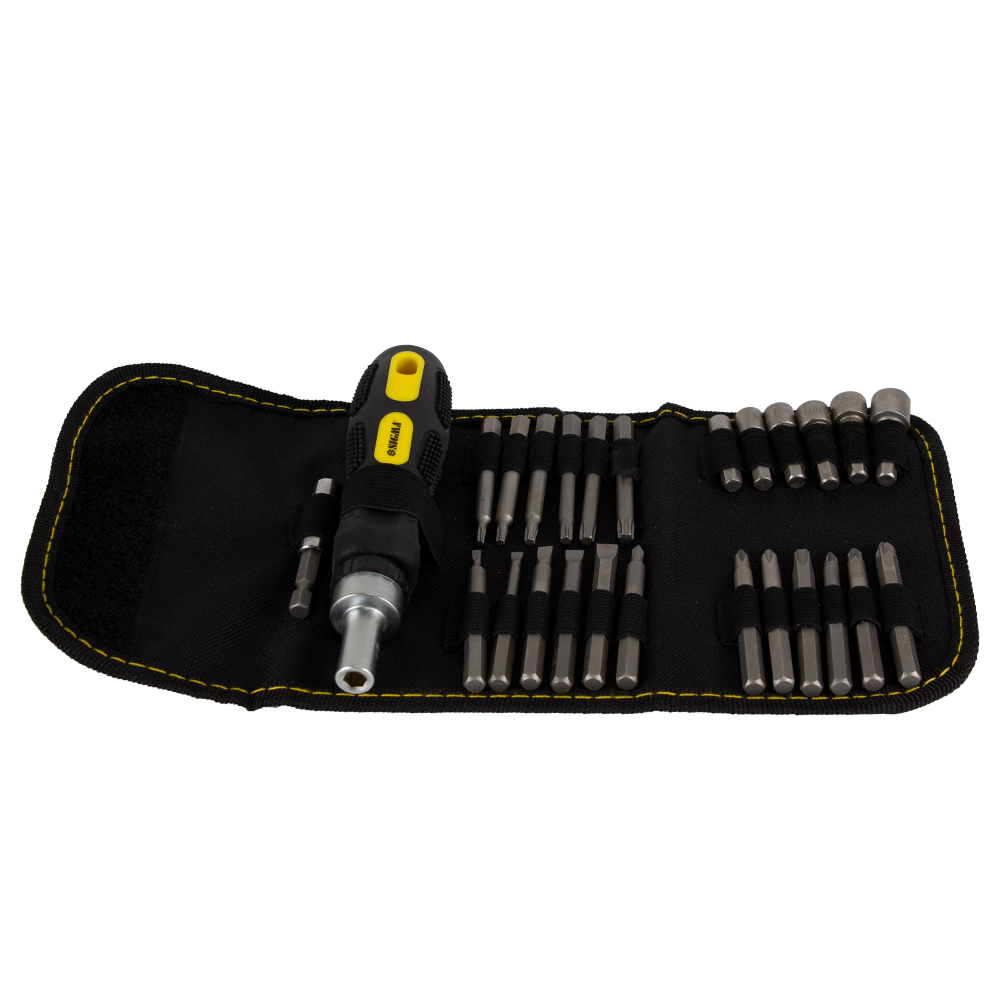 Викрутка Sigma CrV + біти 18 шт + насадки торцеві 6 шт