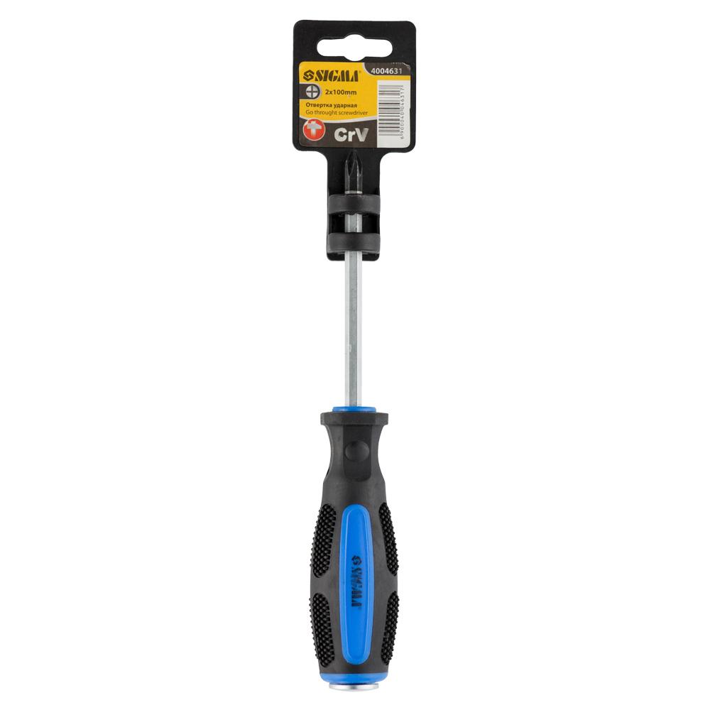 Викрутка Sigma CrV ударна хрестова PH2 x 100 мм