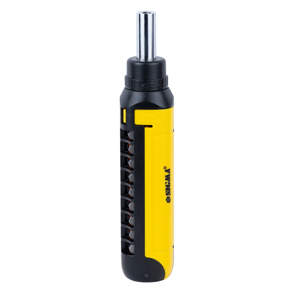 Викрутка Sigma CrV з реверсом + насадки торцеві і біти 1/4" 13 шт