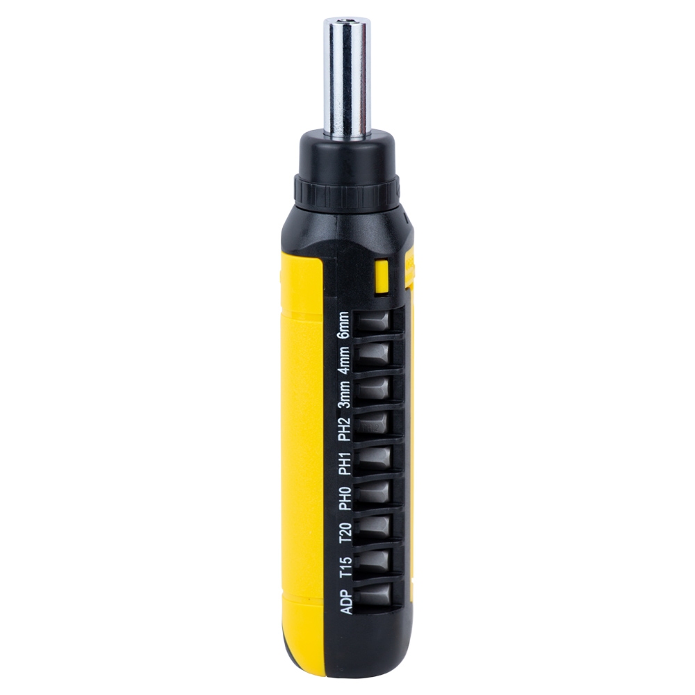 Викрутка Sigma CrV з реверсом + насадки торцеві і біти 1/4" 13 шт