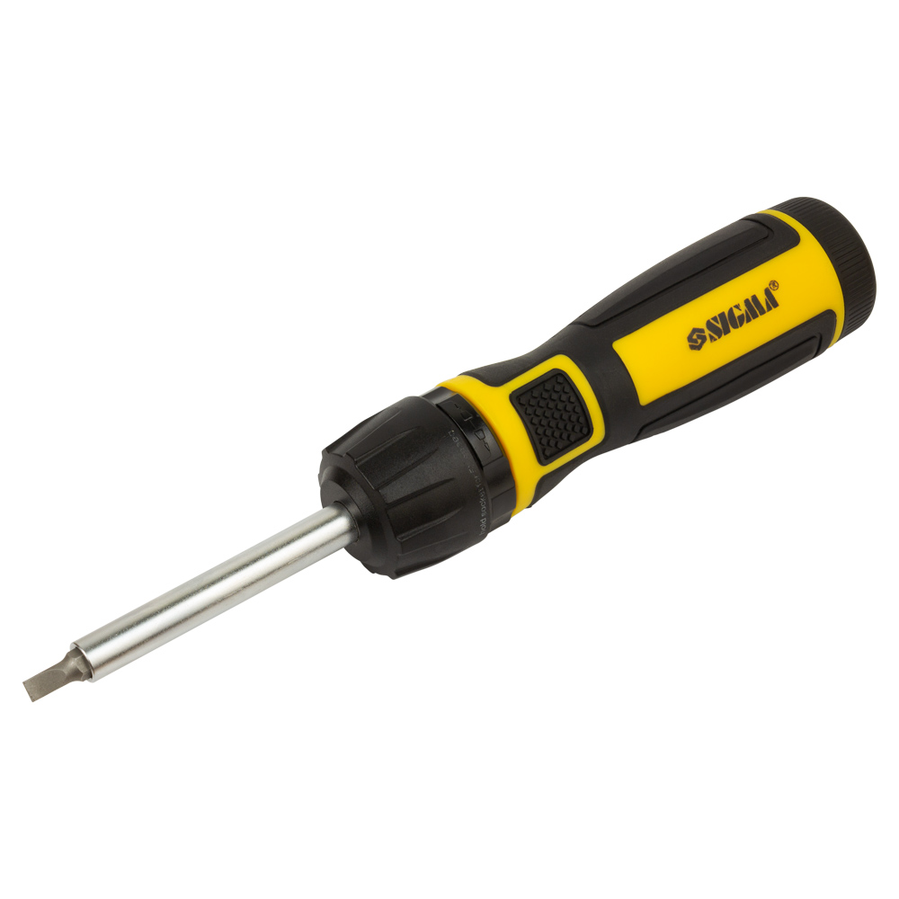 Викрутка Sigma Mega CrV з реверсом високошвидкісна + біти 12 шт