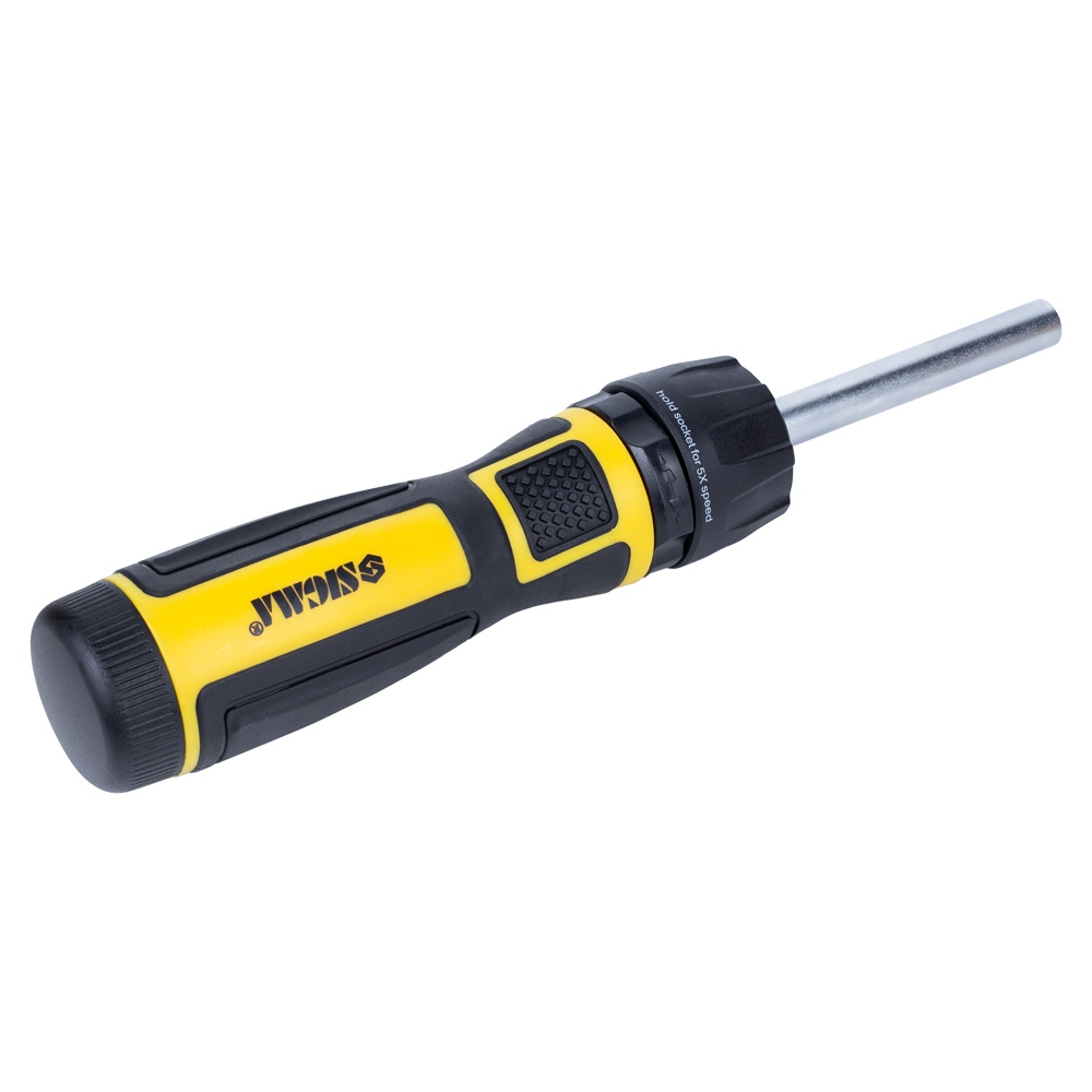 Викрутка Sigma Mega CrV з реверсом високошвидкісна + біти 12 шт