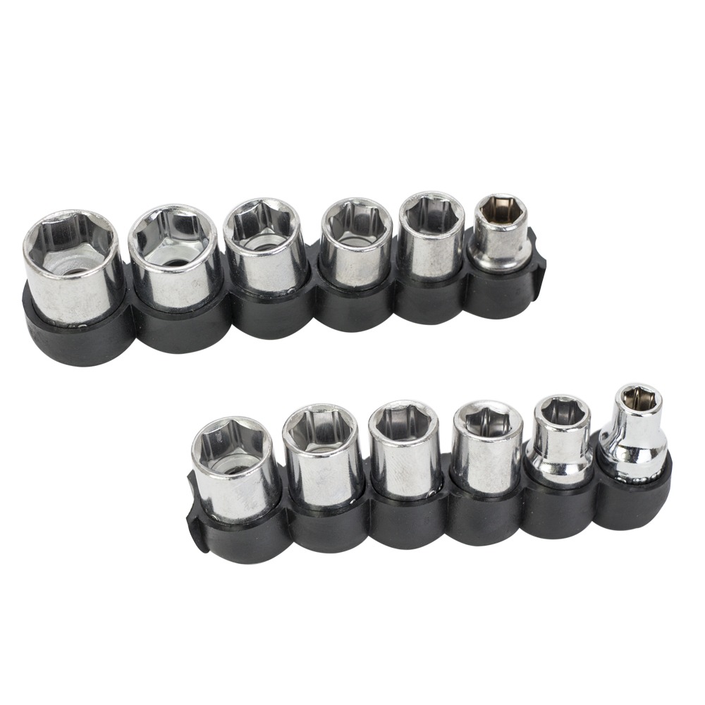 Отвертка с реверсом Sigma CrV + насадки торцевые 1/4" 27 шт