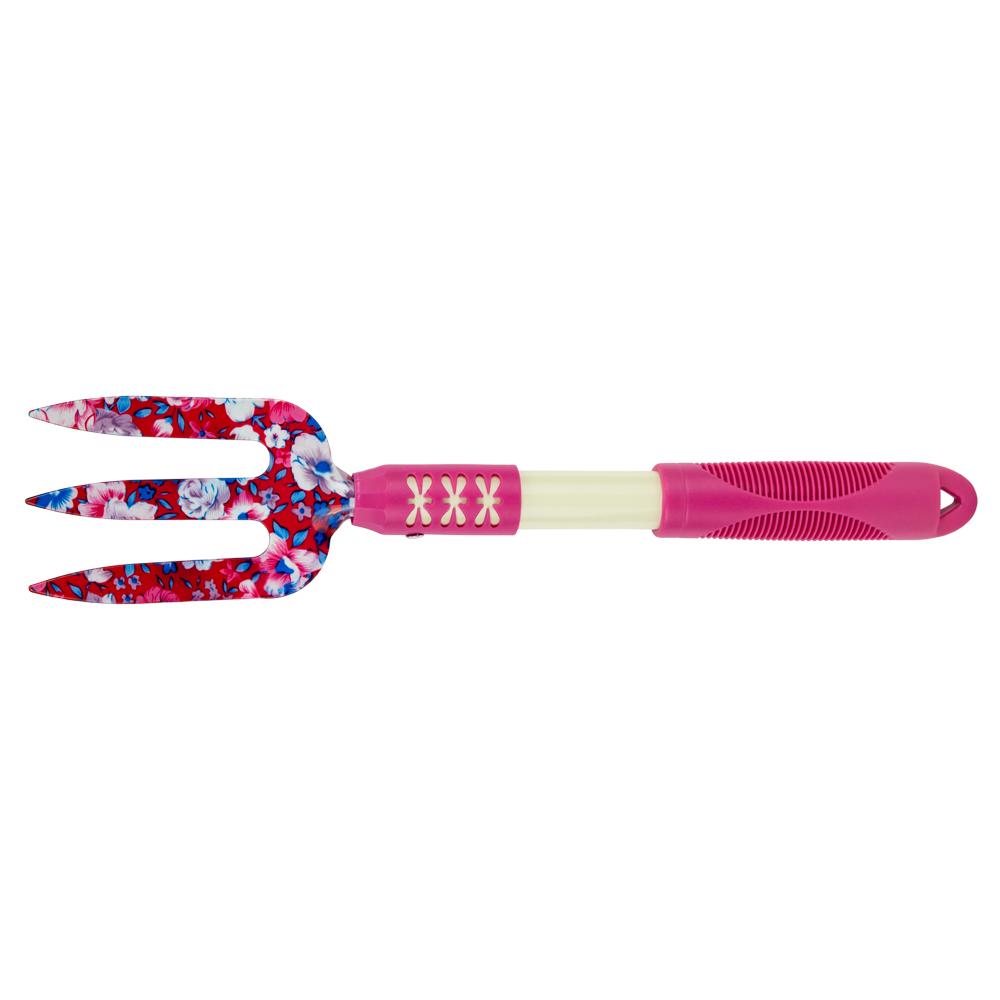 Вилка посадкова Flora (TPR) pink