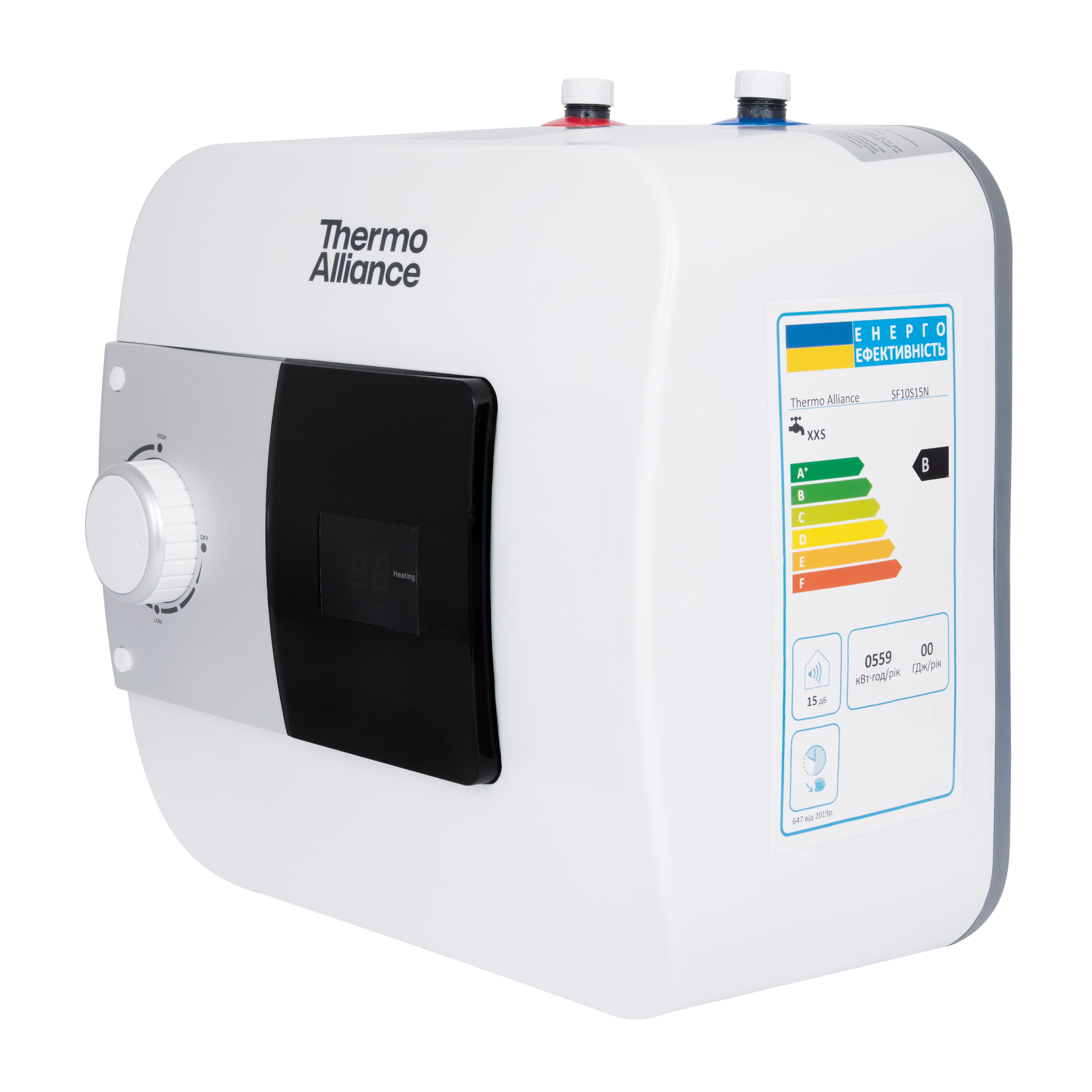 Водонагреватель электрический Thermo Alliance 10 л под мойку вертикальный, мокрый ТЭН 1,5 кВт (SF10S15N)