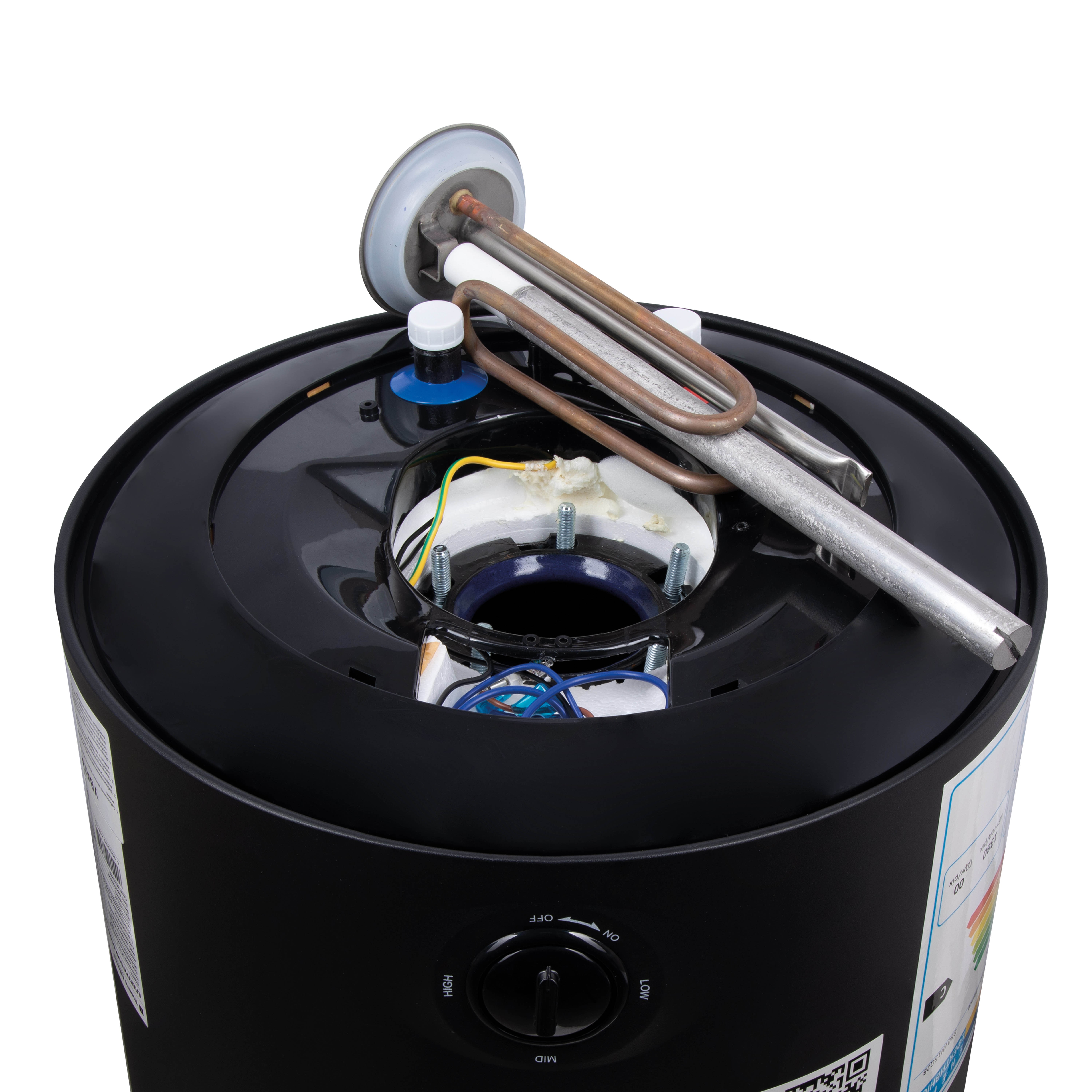 Водонагреватель электрический Thermo Alliance 100 л Black универсальный, мокрый ТЭН 1,5 кВт (D100VH15Q3В)