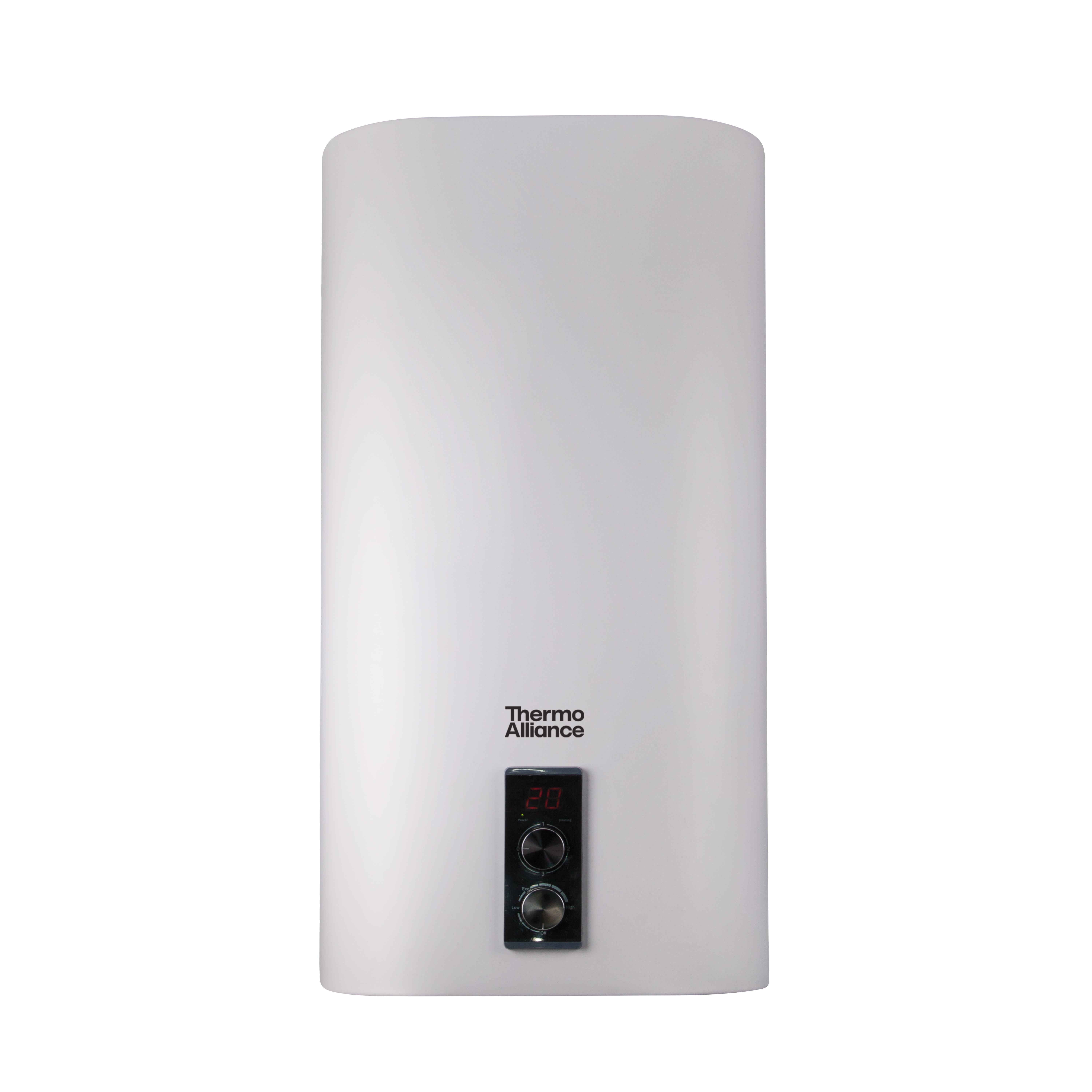 Водонагреватель электрический Thermo Alliance 100 л плоский вертикальный, мокрый ТЭН 2 кВт (0,8+1,2) (DT100V20GPD/2)