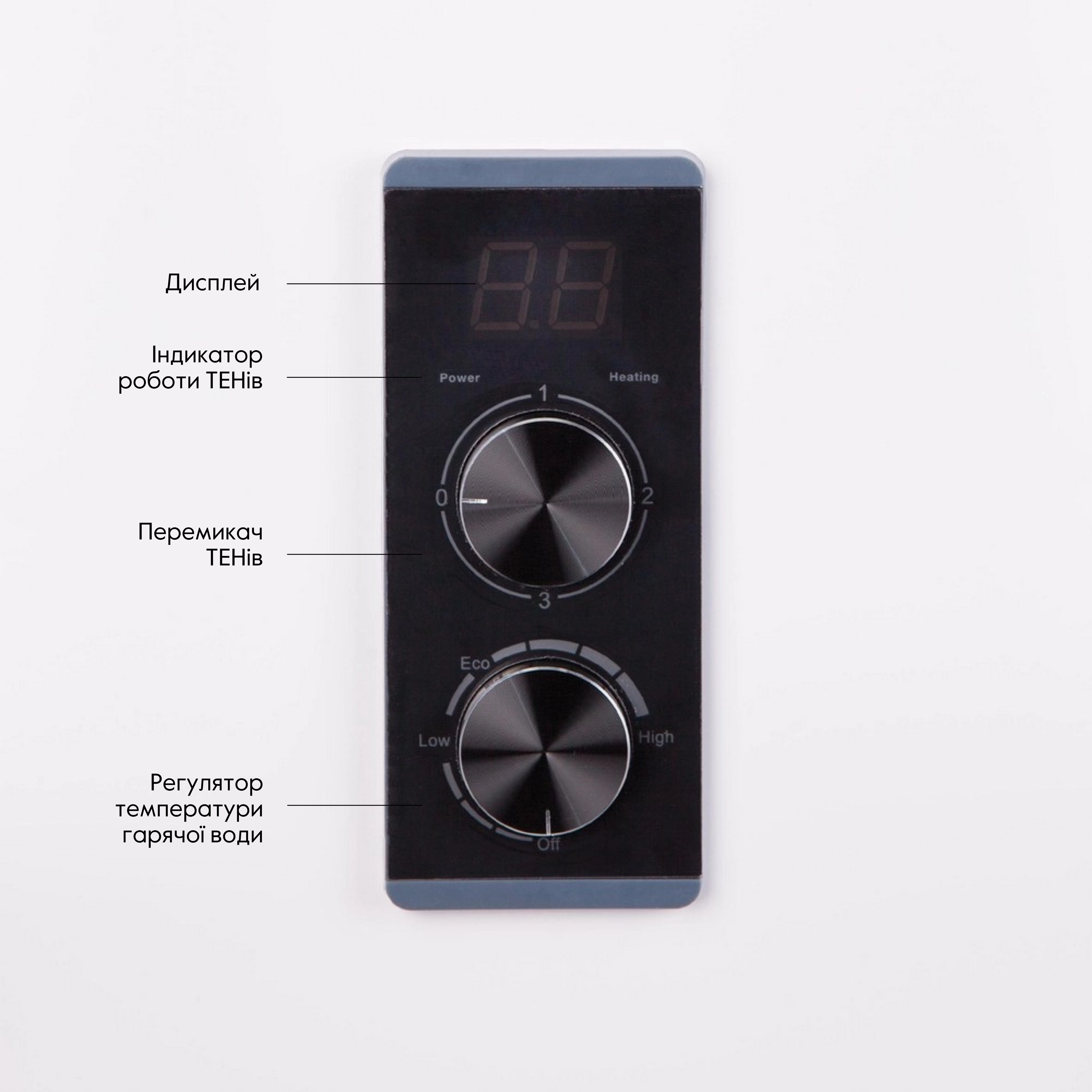 Водонагреватель электрический Thermo Alliance 100 л плоский вертикальный, сухой ТЭН 2 кВт (0,8+1,2) (DT100V20GPD-D/2)