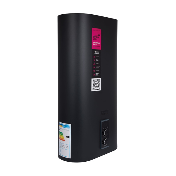 Водонагреватель электрический Thermo Alliance 80 л Black,плоский вертикальный, мокрый ТЭН 2 кВт (0,8+1,2) (DT80V20GPD/2В)