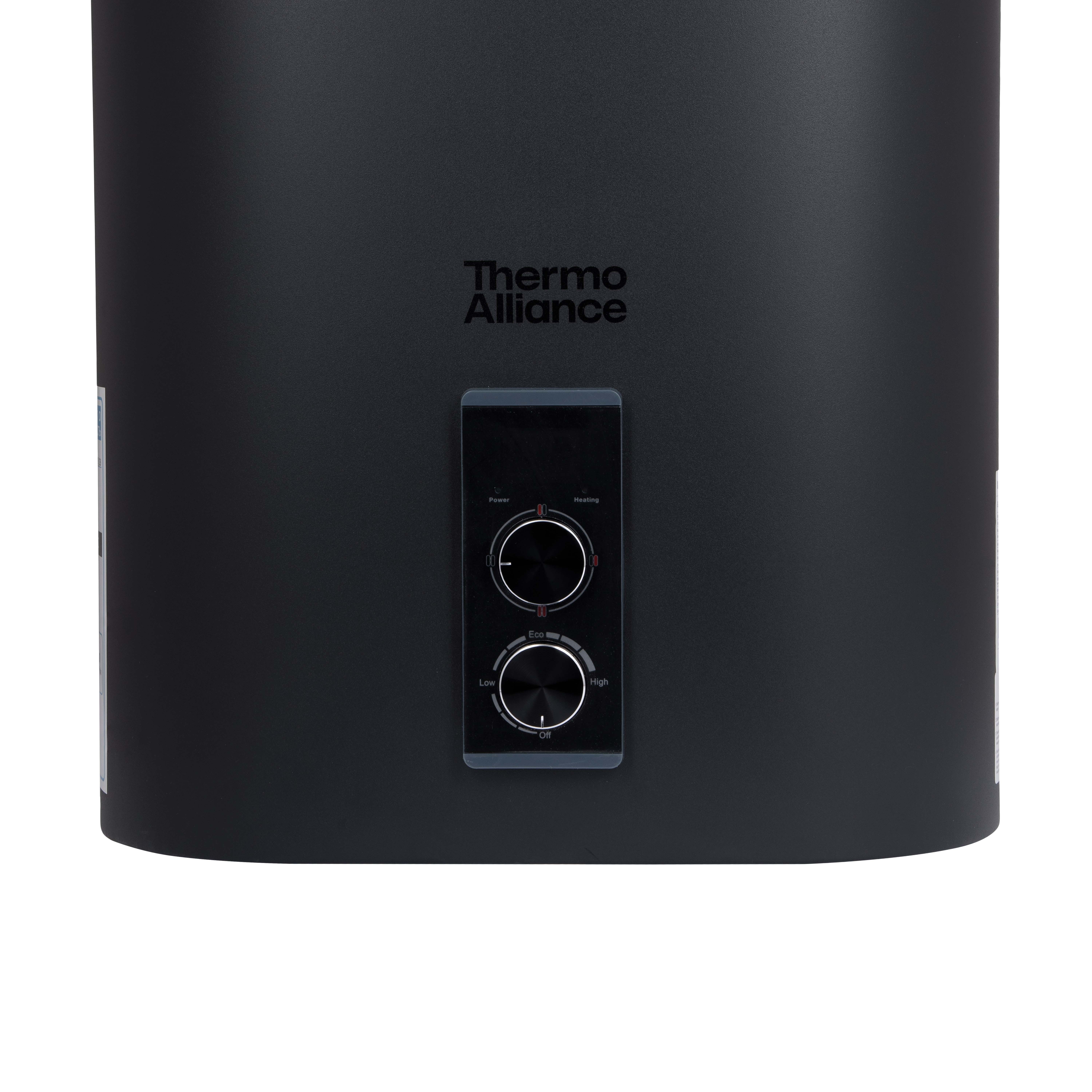 Водонагреватель электрический Thermo Alliance 80 л Black,плоский вертикальный, мокрый ТЭН 2 кВт (0,8+1,2) (DT80V20GPD/2В)