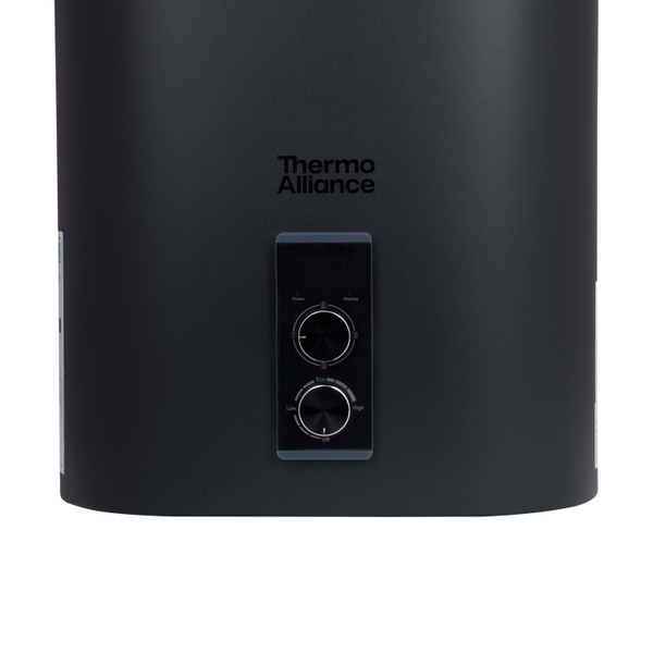 Водонагреватель электрический Thermo Alliance 80 л Black,плоский вертикальный, мокрый ТЭН 2 кВт (0,8+1,2) (DT80V20GPD/2В)