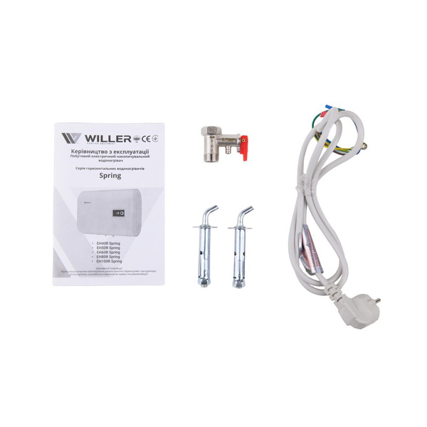 Водонагреватель горизонтальный Willer EH80R Spring