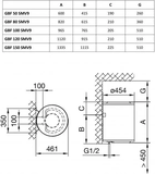 Водонагреватель вертикальный Gorenje GBF 50SMV9 (491765)
