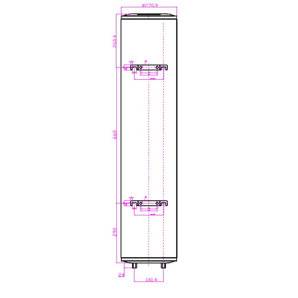 Водонагреватель вертикальный Willer IV50R Ultra
