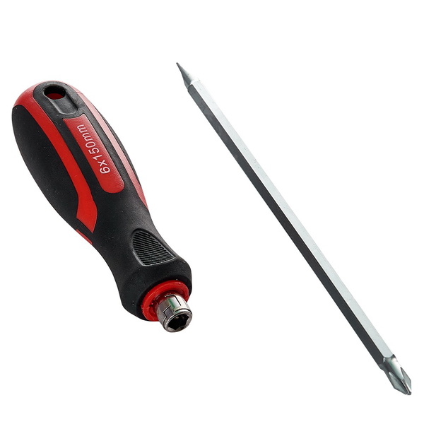 Отвертка двусторонняя Vitals Master, SL6+PH2