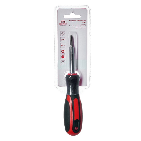 Отвертка комбинированная Vitals Master, 6 в 1