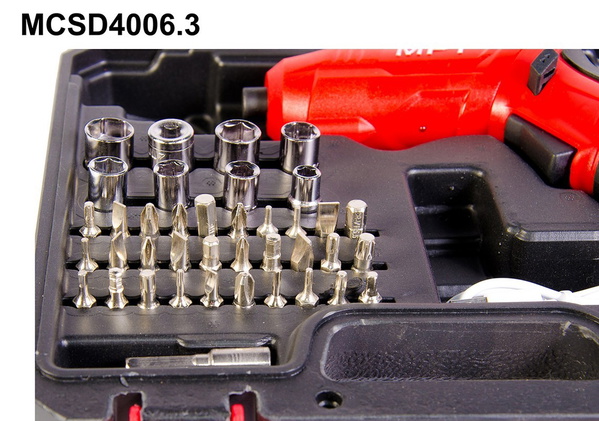 Отвертка MPT аккумуляторная поворотная MCSD4006.3 4 В 1.5 А·ч